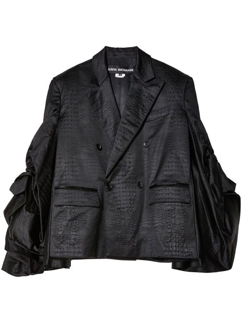 Sleeveless oversized jacket - Black