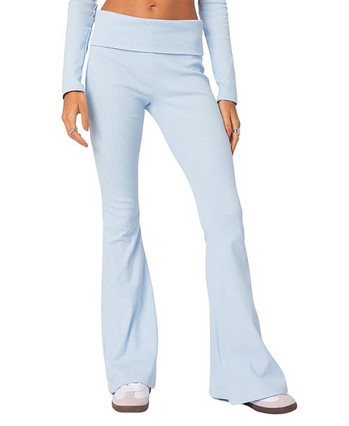 Coffee Break Ribbed Flare Leggings