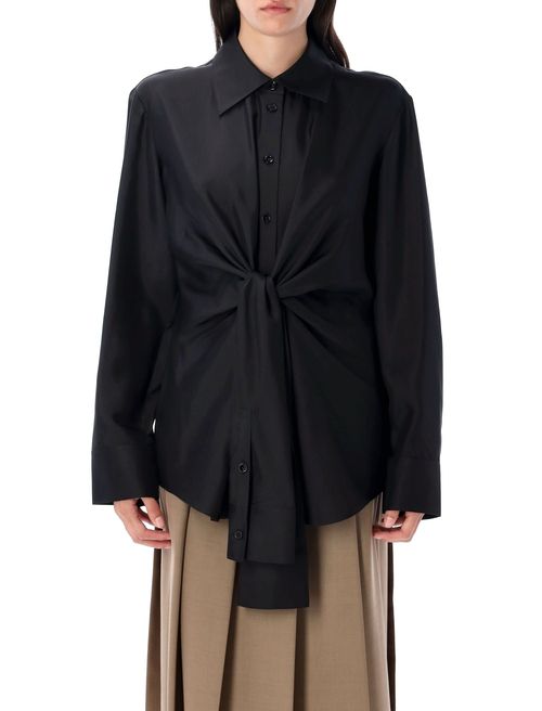 Knotted Silk Shirt