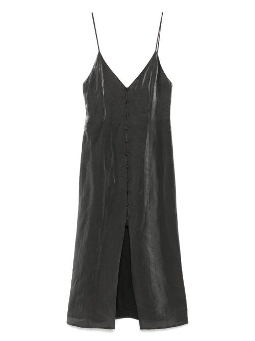 Alysi V-neck midi dress - Grey