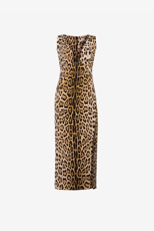 Jaguar-print Dress