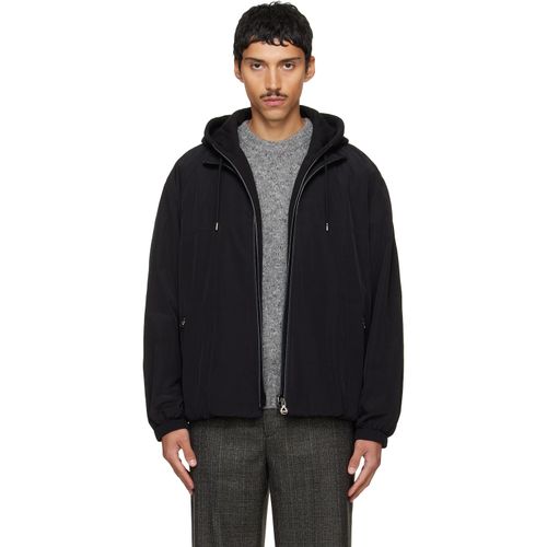 Black Layered Taffeta Jacket