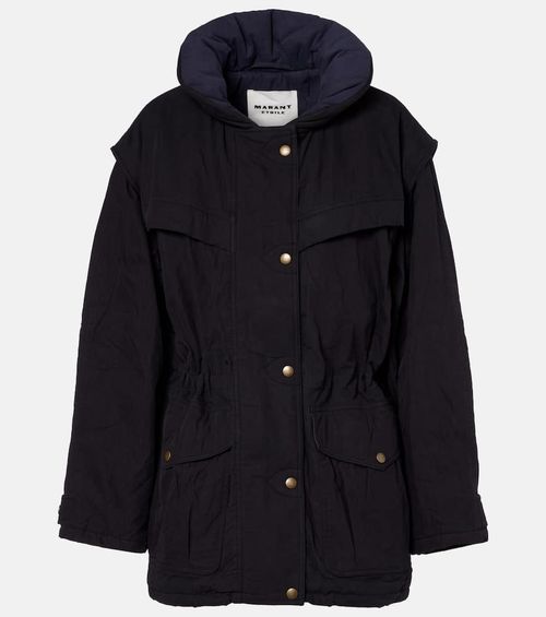 Damone hooded cotton-blend jacket