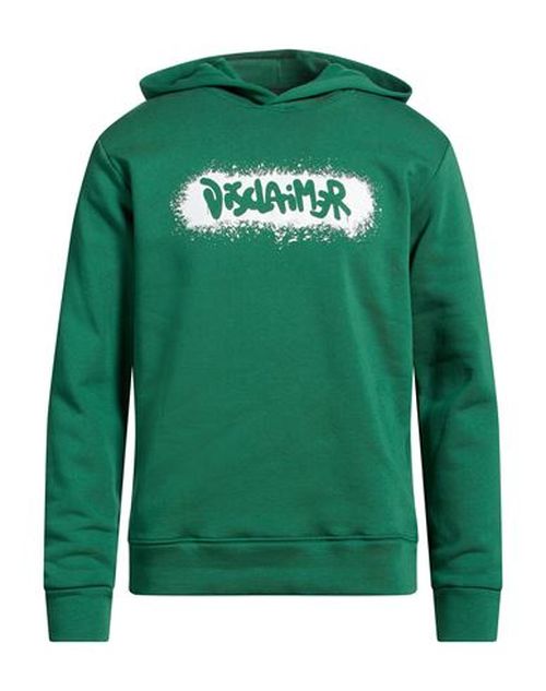 Man Sweatshirt Green Size L Cotton
