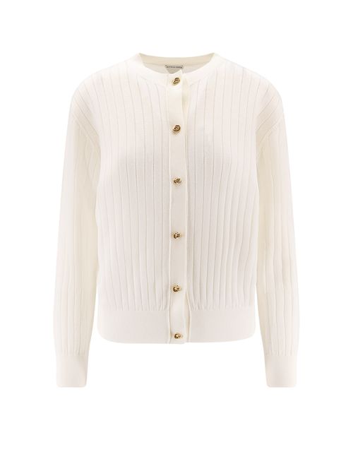 Wool Cardigan With Knot Buttons