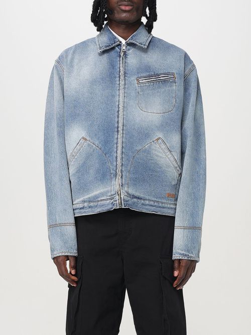 Jacket Men color Denim