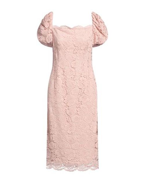 Woman Midi dress Blush Size 14 Cotton, Polyamide, Viscose, Elastane