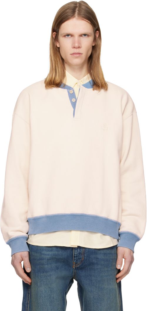 Off-White & Blue Mathias Sweatshirt