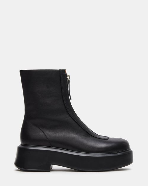 Steve Madden Women's Jones Ankle Booties - Black - - Leather
