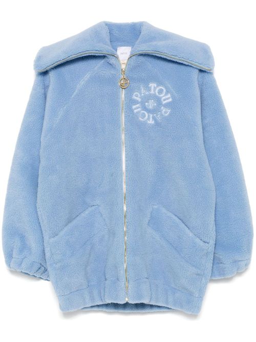 Shearling bomber jacket - Blue