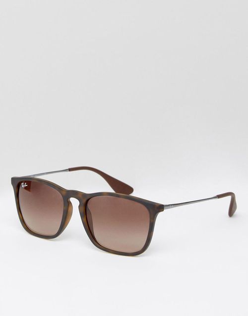 Keyhole Wayfarer sunglasses 0rb4187-Brown
