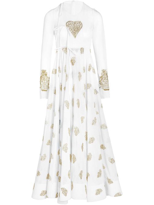 Giambattista Valli embroidered dress - White