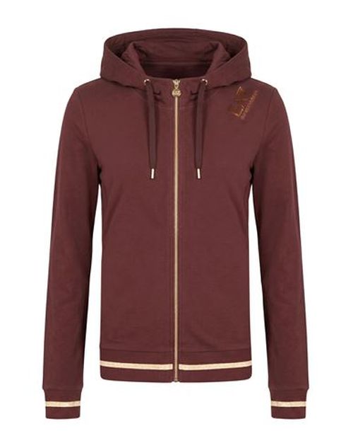 Woman Sweatshirt Brown Size XS Cotton, Elastane