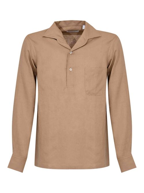 Pailan Shirt In Brown Linen