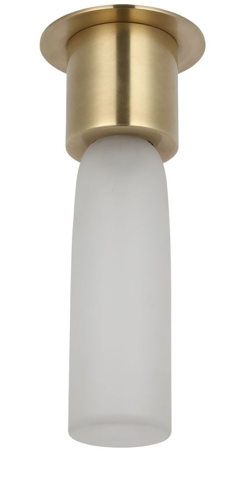 Hand Rubbed Antique Brass LED Flush Mount from the Volver Collection