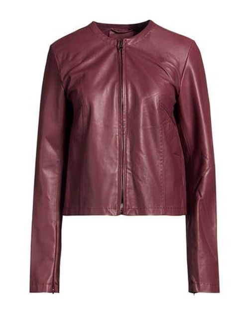 Woman Jacket Plum Size 0 Lambskin