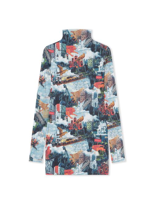 World Paint Second Skin Mini Dress - Female Dresses Ai Print