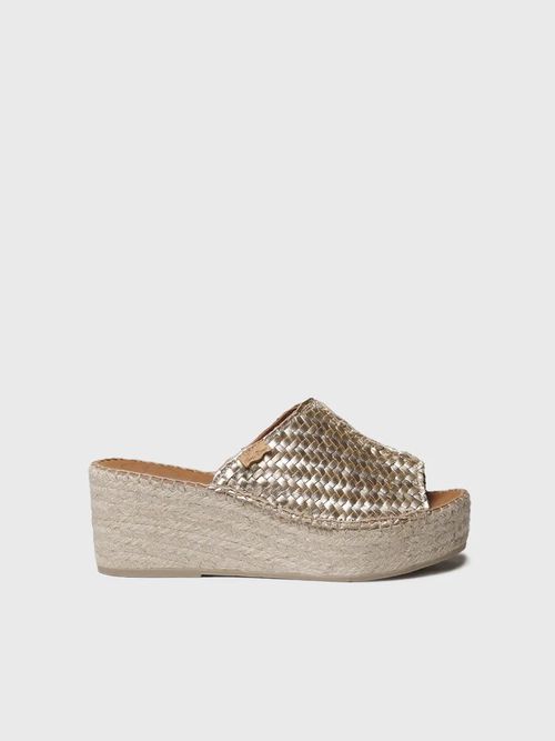 Peep toe style wedge espadrille | ISOLDA
