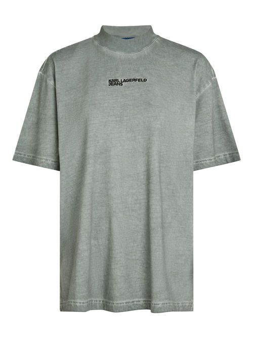 Karl Lagerfeld Jeans logo-print T-shirt - Grey