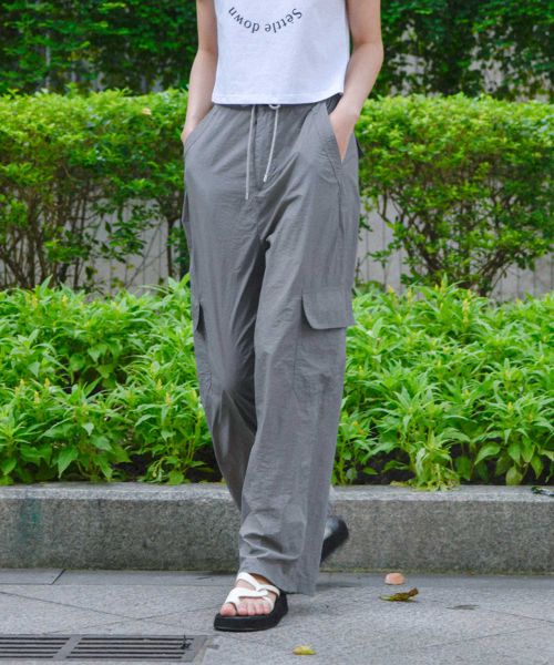 pigment 여성 Summer cargo pants (PBDM-WPTW019) [GRAY]