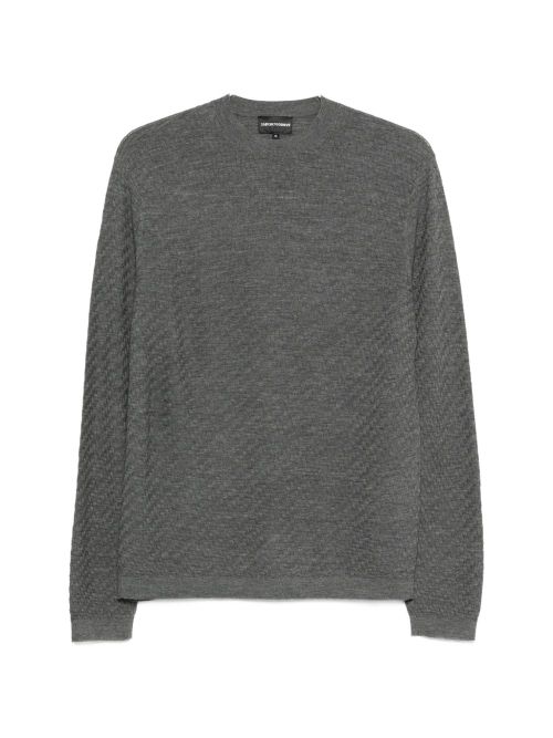 Wool crewneck sweater