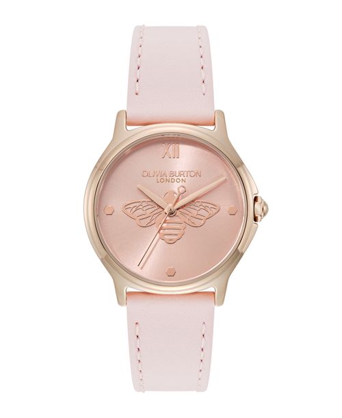 Women's Ob Classic Bee Primrose Leather Strap Watch, 29.8mm - Rose