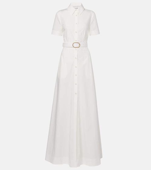 Cotton poplin shirt dress