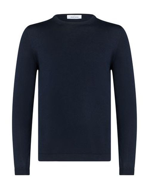 Man Sweater Midnight blue Size 38 Virgin Wool