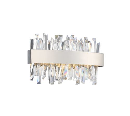 Glacier 12" Bathroom Vanity Light in Chrome