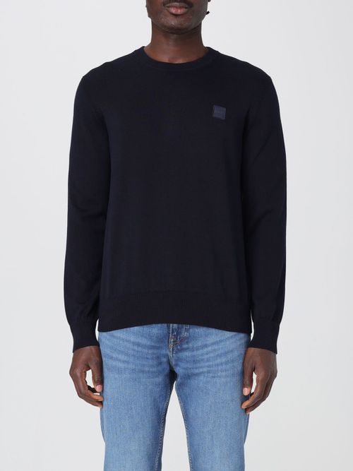 Sweater BOSS Men color Blue