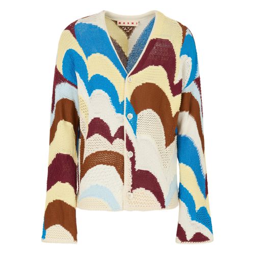 Patterned Knitted Cardigan