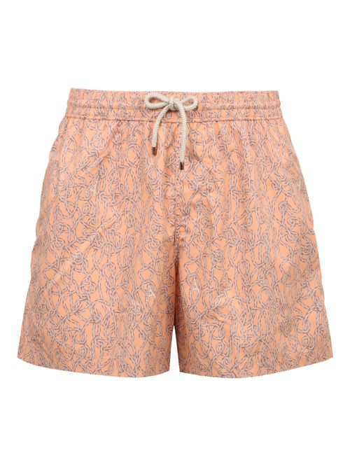 Drawstring swim shorts - Pink