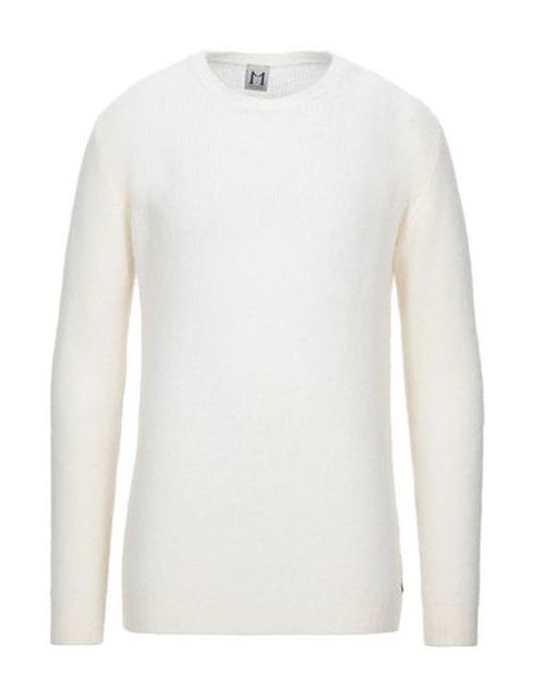 Man Sweater Ivory Size S Wool, Polyamide