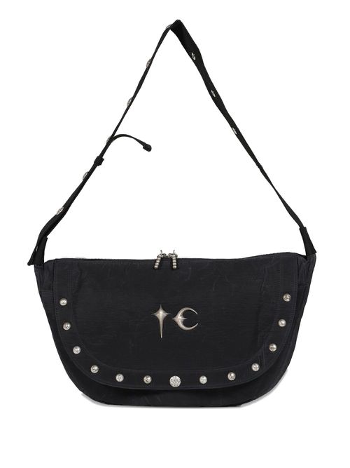 THUG CLUB Scarred Bio Army messenger bag - Black