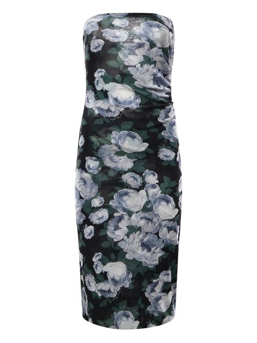 Women's Stretch-Mesh Zip-Front Dress (Size S)