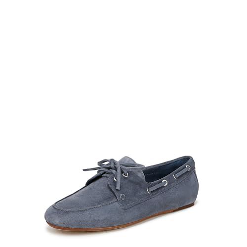 Vince Womens Marin Boat Shoe Dune Suede