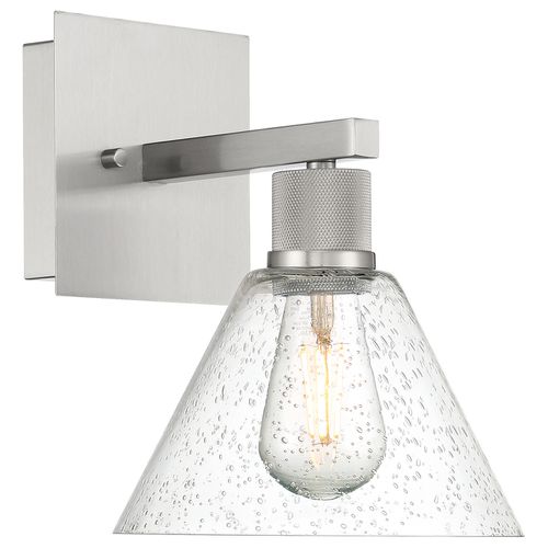 Brushed Steel LED Wall Sconce from the Port Nine Martini Collection