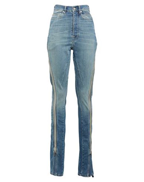 Woman Jeans Blue Size 26 Cotton, Elastomultiester, Rubber