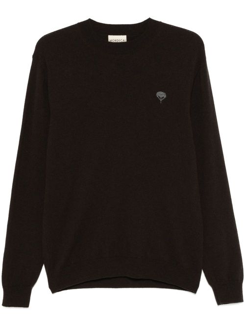 Crew-neck sweater - Brown