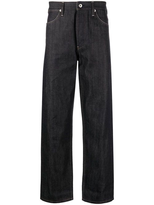 Straight-cut jeans - Blue