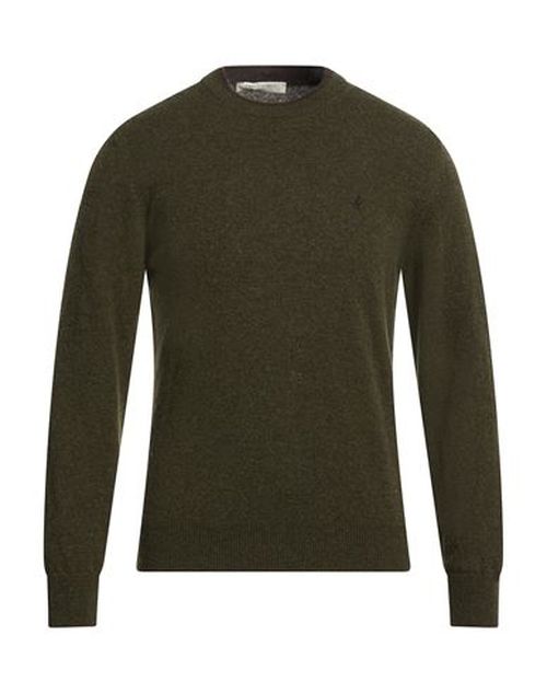 Man Sweater Military green Size 36 Virgin Wool