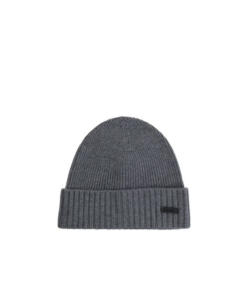 Ribbed beanie hat