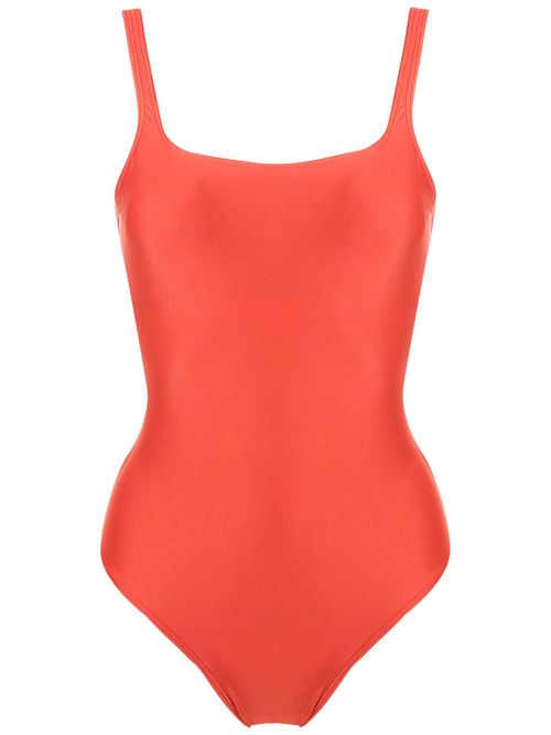 Hapuna Liso square-neck swimsuit - Orange