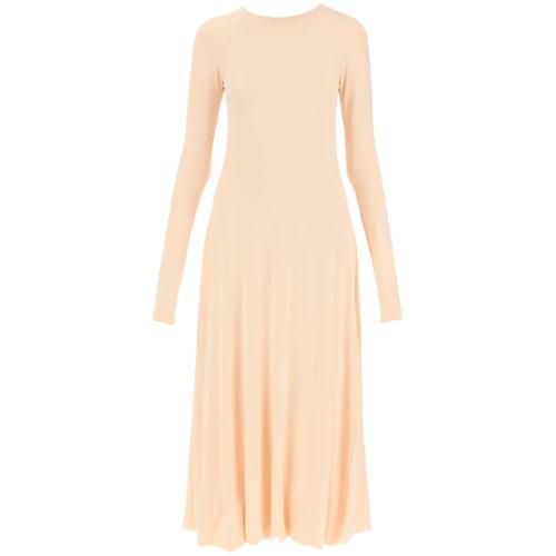 Open-back midi dress - Black
