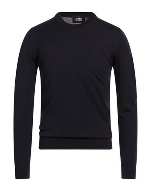 Man Sweater Midnight blue Size 38 Wool