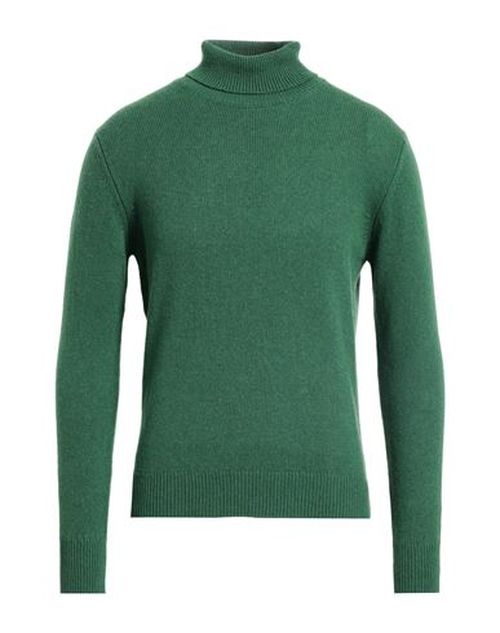 Man Turtleneck Green Size 38 Cashmere