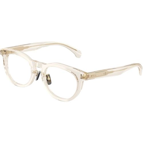 Moncler Unisex Moncler ME2004D 3003 Monturas ópticas Acetato Blanco Transparente Pantos Norma