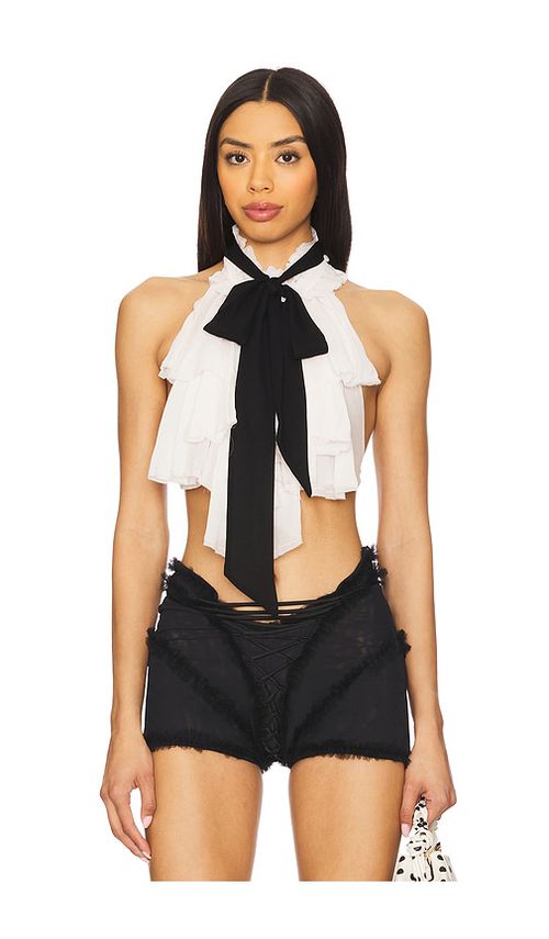 Aniye Records Mimi Ruff Top en White.  S. Also en