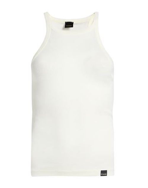 Woman Tank top White Size M Cotton