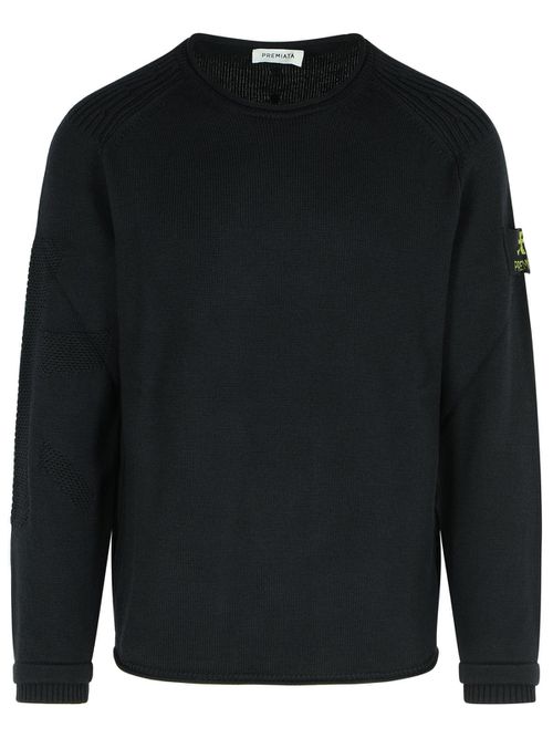 Black Merino Wool Sweater